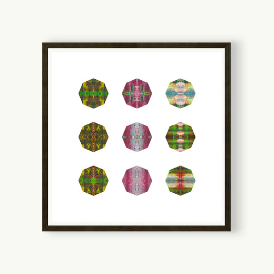 "9 Kaleidoscopes" Print