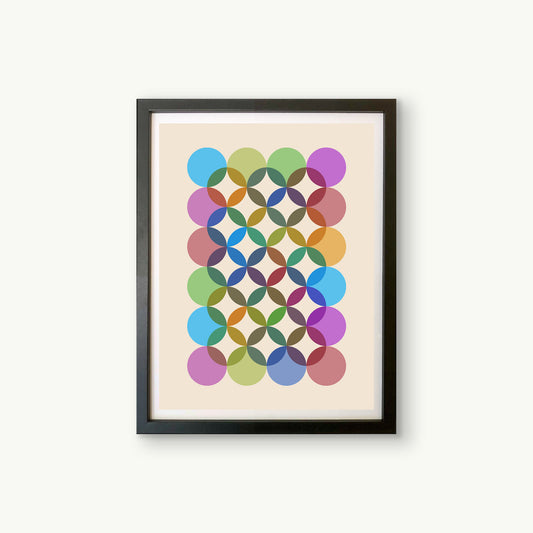 "24 Circles #1" Print