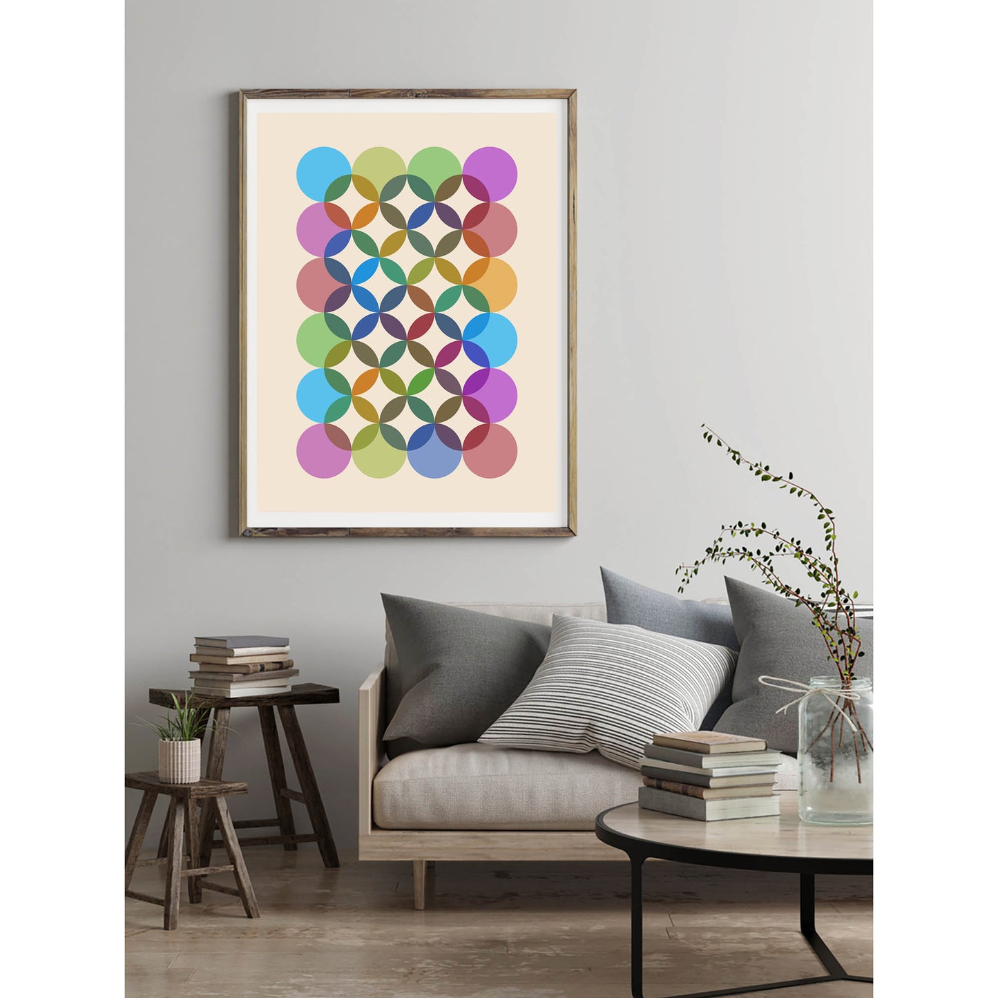 "24 Circles #1" Print